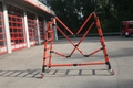 ... vorderste Stange fixieren...